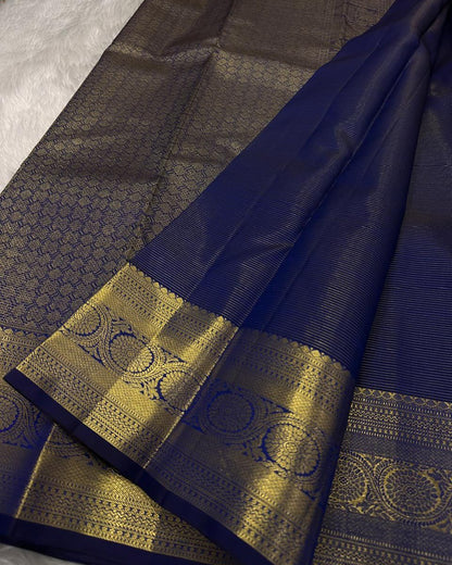 Kanjivaram Silk Saree | Rich Zari Woven Traditional Saree | Available in 3 Elegant Colors