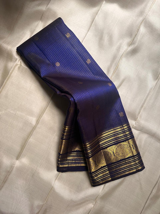 Kanjivaram Style Soft Silk Saree with Rich Golden Zari Border & Traditional Motifs | Festive & Wedding Wear
