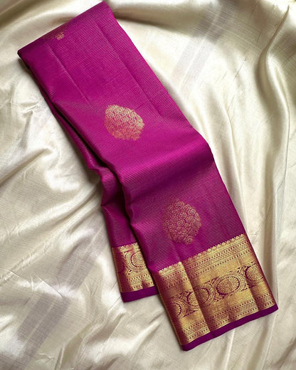 Kanjivaram Silk Saree | Rich Zari Woven Traditional Saree | Available in 3 Elegant Colors