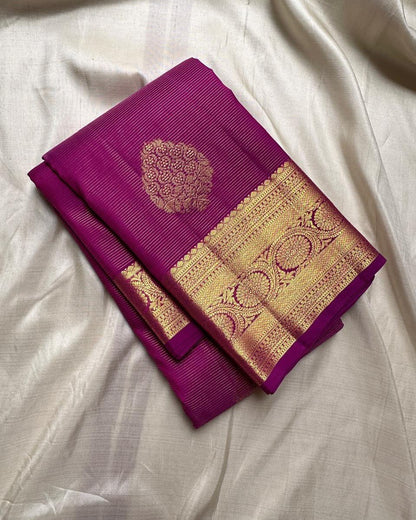 Kanjivaram Silk Saree | Rich Zari Woven Traditional Saree | Available in 3 Elegant Colors