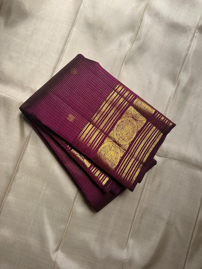 Kanjivaram Style Soft Silk Saree with Rich Golden Zari Border & Traditional Motifs | Festive & Wedding Wear