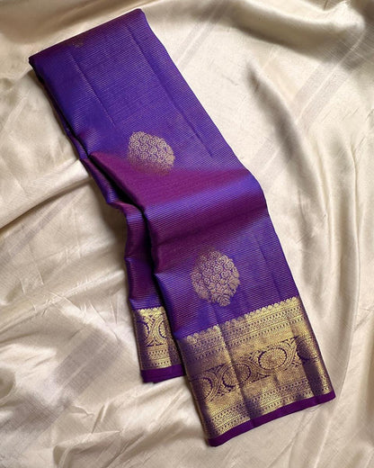 Kanjivaram Silk Saree | Rich Zari Woven Traditional Saree | Available in 3 Elegant Colors