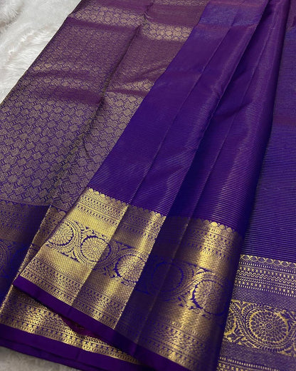 Kanjivaram Silk Saree | Rich Zari Woven Traditional Saree | Available in 3 Elegant Colors