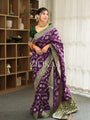 Radiant Banarasi Soft Silk Saree With Minimal Elegance & Rich Finish