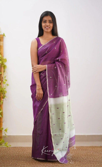 Soft Cotton Saree with Subtle Weaving
