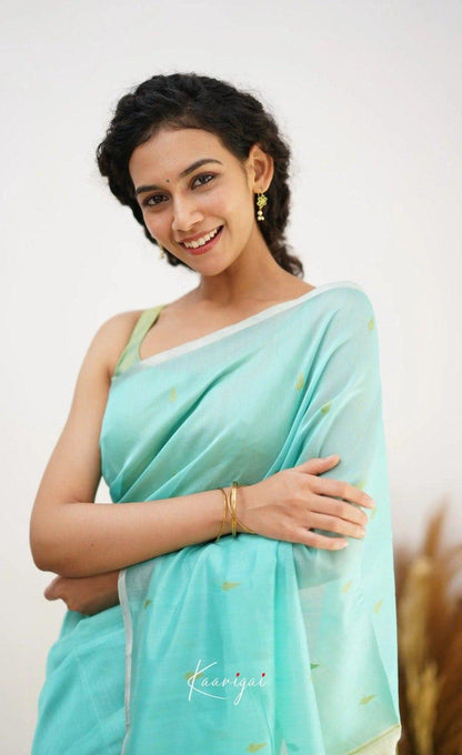 Soft Cotton Saree with Subtle Weaving