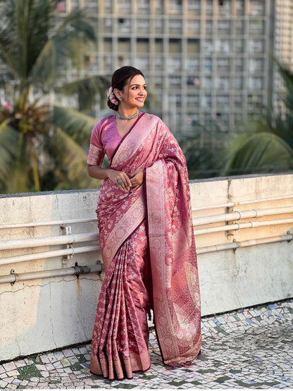 Banarasi Soft Silk Saree Collection with Gold Zari Weaving