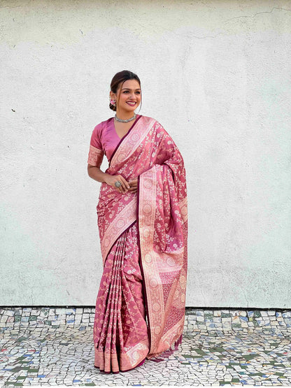 Banarasi Soft Silk Saree Collection with Gold Zari Weaving