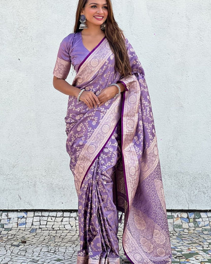 Banarasi Soft Silk Saree Collection with Gold Zari Weaving