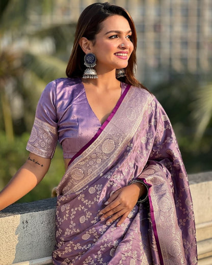Banarasi Soft Silk Saree Collection with Gold Zari Weaving