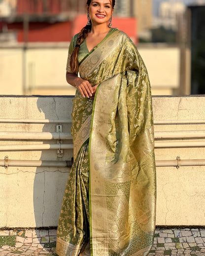 Banarasi Soft Silk Saree Collection with Gold Zari Weaving