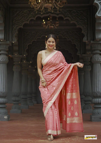 Blue Glow Banarasi Soft Silk Saree for Luxury Occasions