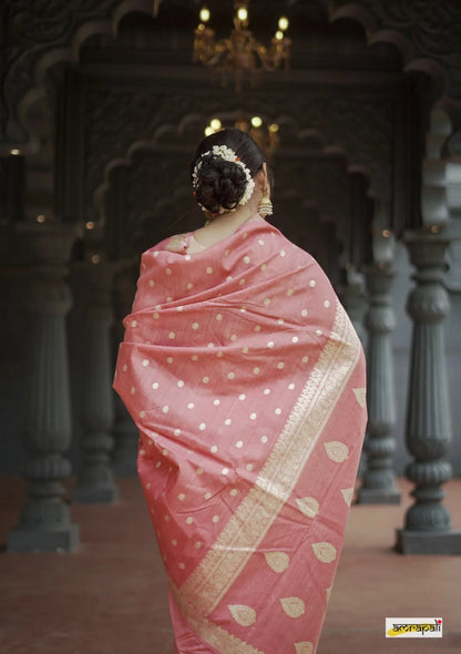 Blue Glow Banarasi Soft Silk Saree for Luxury Occasions