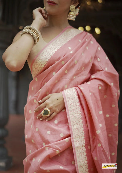 Blue Glow Banarasi Soft Silk Saree for Luxury Occasions