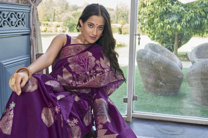 The Garden Royale Banarasi Soft Silk Saree Collection