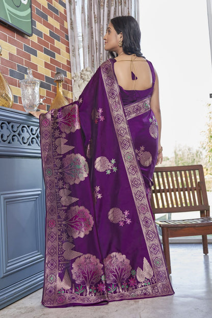 The Garden Royale Banarasi Soft Silk Saree Collection