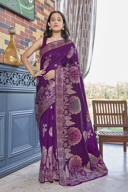 The Garden Royale Banarasi Soft Silk Saree Collection