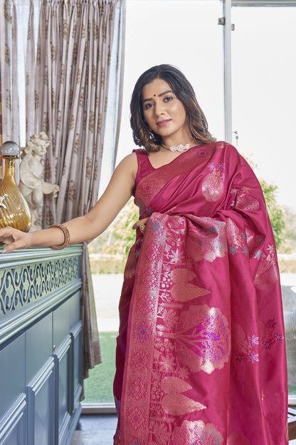 The Garden Royale Banarasi Soft Silk Saree Collection
