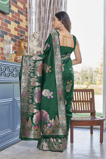 The Garden Royale Banarasi Soft Silk Saree Collection