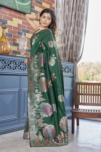 The Garden Royale Banarasi Soft Silk Saree Collection