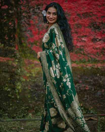 Avni Regal Banarasi Soft Silk Saree