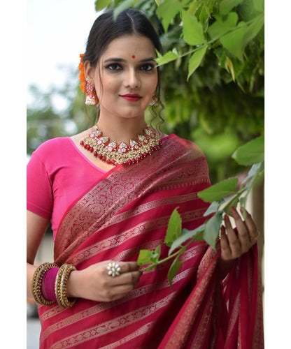 Anaya Grace Banarasi Soft Silk Saree