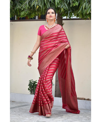 Anaya Grace Banarasi Soft Silk Saree
