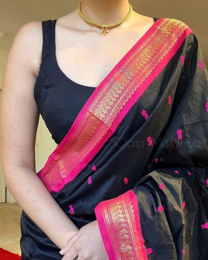 Diara Regal Banarasi Soft Silk Saree