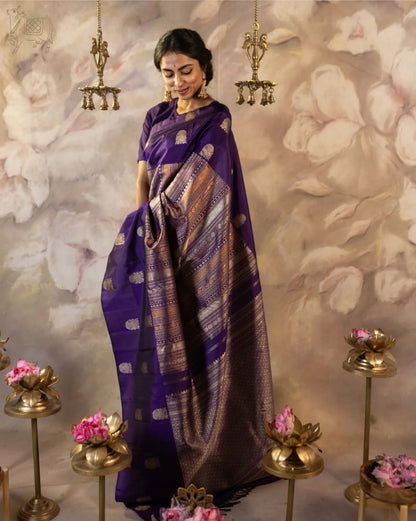 Mehira Royal Banarasi Soft Silk Saree
