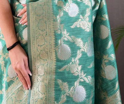 Premium Banarasi Soft Silk Sarees – Gold, Wine, Sea Green, Maroon, Bottle Green & Black Collection