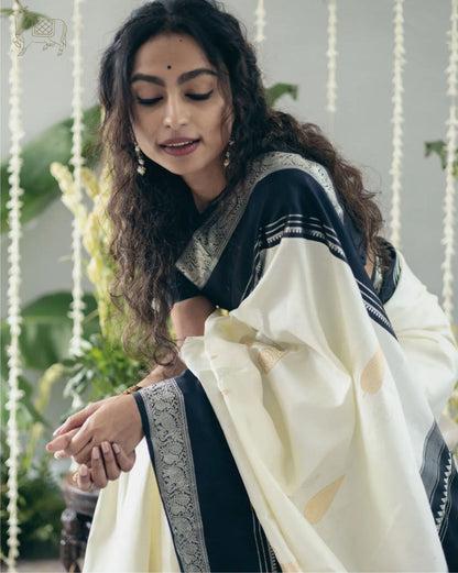 Saanvi Classic Banarasi Soft Silk Saree