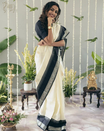 Saanvi Classic Banarasi Soft Silk Saree