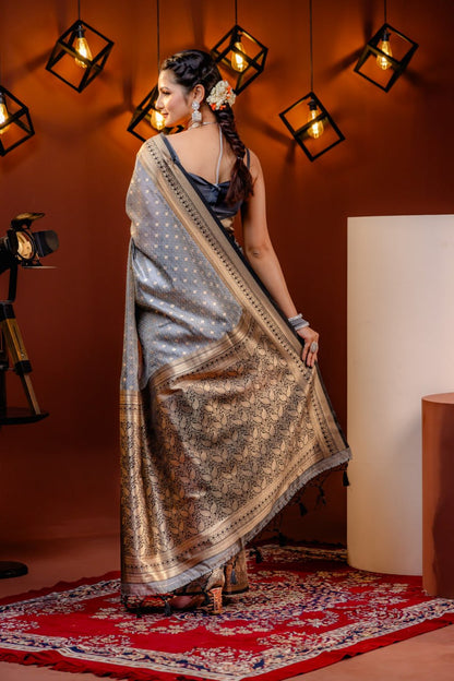 Kiyana Regal Banarasi Soft Silk Saree