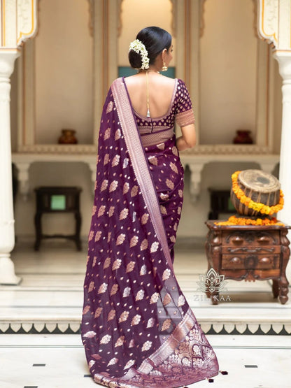 Banarasi Soft Silk Saree Collection with Rich Zari Weaving – 6 Regal Shades of Heritage Elegance