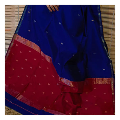 Contrast Border Handwoven Soft Silk Saree Collection
