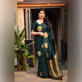 Golden Butta Handwoven Soft Silk Saree Collection