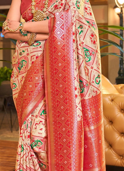 Patola Banarasi Silk Saree – Royal Traditional Collection