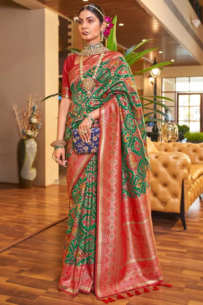 Patola Banarasi Silk Saree – Royal Traditional Collection