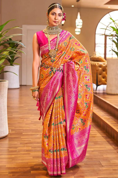 Patola Banarasi Silk Saree – Royal Traditional Collection