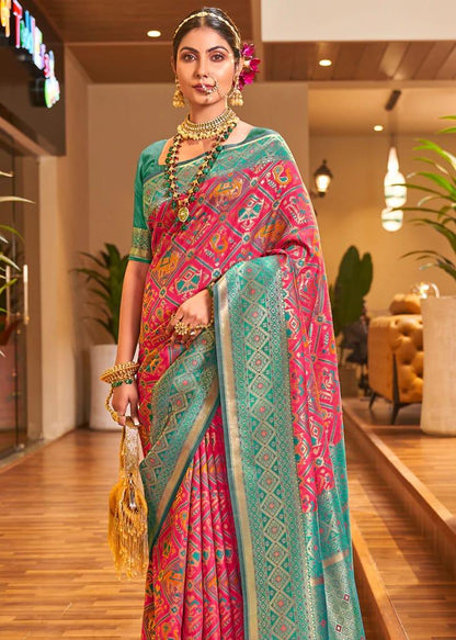 Patola Banarasi Silk Saree – Royal Traditional Collection