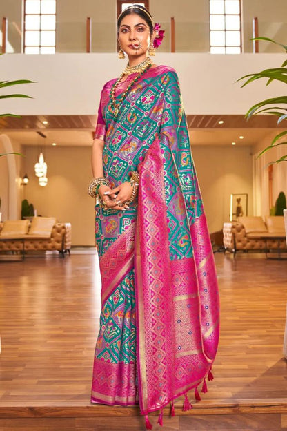 Patola Banarasi Silk Saree – Royal Traditional Collection