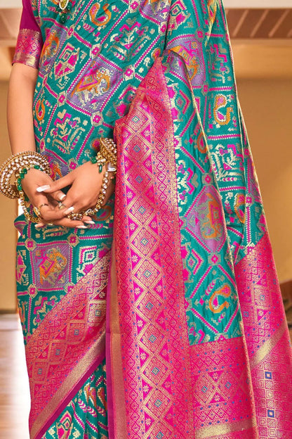 Patola Banarasi Silk Saree – Royal Traditional Collection
