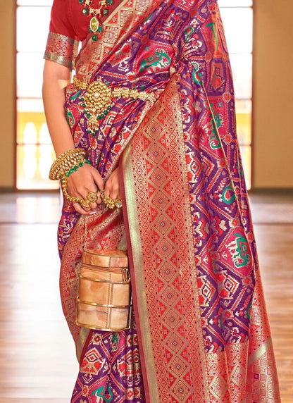Patola Banarasi Silk Saree – Royal Traditional Collection