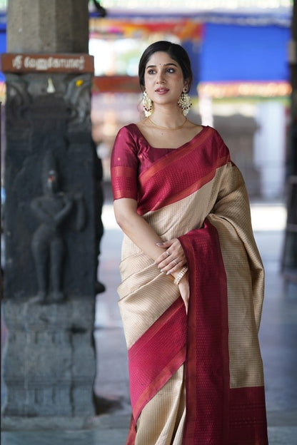 Banarasi Soft Silk Saree Collection with Contrast Borders