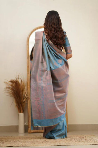 Pastel Banarasi Soft Silk Saree Collection
