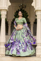 Premium Dola Silk Digital Print Lehenga Choli Collection | Designer Floral Lehenga with Dupatta