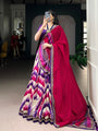 Premium Dola Silk Digital Print Lehenga Choli with Designer Dupatta for Women
