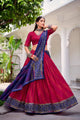 Traditional Bandhani Print Dola Silk Lehenga Choli with Dupatta | Navratri & Festive Wear Collection