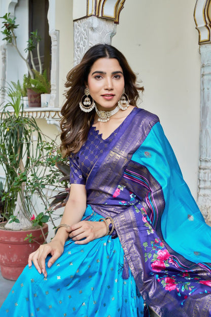 Pure Dola Tusser Silk Floral Print Lehenga Choli with Designer Dupatta | Stitched Lehenga | Wedding & Festive Wear