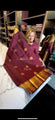 Royal Wine Banarasi Soft Silk Saree